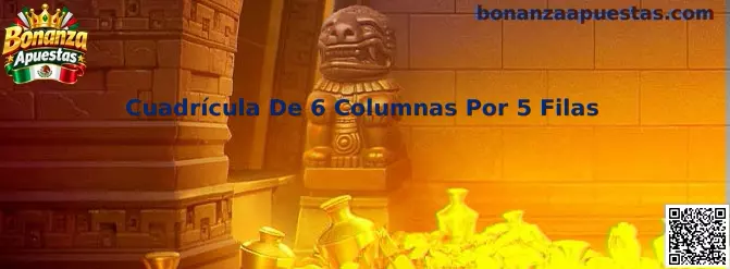 Representación educativa de una cuadrícula de 6 columnas por 5 filas
