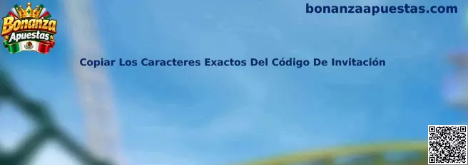 Guía para copiar los caracteres exactos de un código de invitación